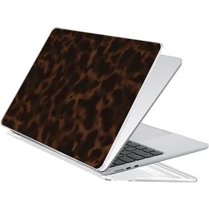 Compatible with MacBook Air 13 inch 2025 2024-2022 M4 M3 M2 Case A3240 A3113 A2681, Retro Trendy Tortoise Shell Cute for MacBook Air 13 inch