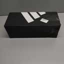 adidas Unisex Adult Adilette Shower Slip On Slides (15 Women/14 Men, Black/White/Core Black)