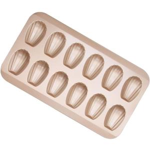 Madeleine Mold 12 Wells, Madeleine Pan, Warp Resistant Nonstick Baking Pan, for Small Cake, Candy and Cookies,1pc