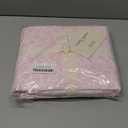 Laura Ashley - Twin XL Sheet Set, Crisp & Cool Cotton Percale Bedding with Deep Pockets, Lightweight for Year Round Comfort, Bed Sheets with Matching Pillowcases (Floral Toile Pink)