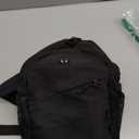 Pritent Crossbody Bags for Women Men Trendy Sling Bag Backpack Casual Chest Bag with Convertible Shoulder Strap (Medium, Black)