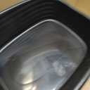 Arm & Hammer Simply Recycled Plastic Cat Litter Pan, Made in USA, Easy to Clean, Large Durable Litter Box, Black