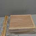 Smiry Bamboo Shoe Rack, 3 Tier Shoe Organizer for Entryway & Closet, Stackable Free Standing Storage Shelf for Shoes, Bags & Plants, Natural