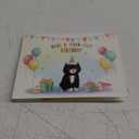 Birthday Cards, Cute Cat MUSIC & LIGHTS & BLOWABLE CANDLE Funny Pop up Happy Birthday Card, Birthday Gifts for Women Men Cat Lover Mom or Dad
