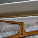 COZYMATIC Fadzai Solid Wood Console Table, Couch Table, Accent Sofa Table with Storage Shelf for Entryway, Hallway, Living Room, Bedroom, Office (Cherry)