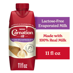 Carnation Lactose-Free Evaporated Milk, Pack of 8/11 oz, Used By 07 SEP 2025