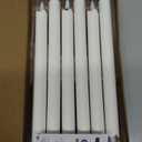 YiaMia Upgraded Flameless Taper Candles 6 Pack, Rechargeable Taper Candles with Magnetic Wireless Charging Base & Remote, Battery Operated Candlesticks for Wedding, Halloween, Home Decoration