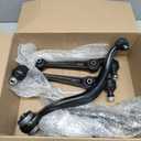 Front Upper and Lower Control Arms Suspension Kit Fit for 2011 2012 2013 2014 2015 2016 2017 Chrysler 300 Dodge Challenger Charger RWD with Lower Ball Joints Tie Rod End - 14pcs