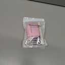 2 x for AirPods Pro 3 Case (2025) DamonLight Daisy Floral Engraved Shockproof Protective Soft Silicone Case Cover with Cleaning Pen and Keychain for Apple Airpods Pro 3rd Generation (Pink)