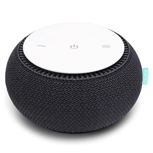 SNOOZ Smart White Noise Sound Machine - Real Fan Inside for Non-Looping White Noise, Sleep Aid for Adults, Travel, Sleeping, Bedroom, Portable, Baby Registry Essential - Charcoal