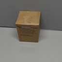 Digital Alarm Clock, with Wooden Electronic LED Time Display, 3 Alarm Settings, 10W Wireless charging, Day of the week, Temperature Detect, Wood Made Digital Clocks for Office, Bedroom, Bedside, Brown