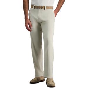 Haggar Men's Haggar Men's Cool Right Performance Flex Straight Fit Flat Front Pant, Size 38x30