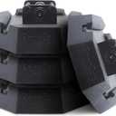 SnapPad SnapJack SJ (Pack of 4) | Two-Point Trailer Jack Stands Featuring 5.5" Metal Foot | Adds 61% Additional Surface Area, 3.79 lbs. Per Pad & 7.25" Total Width | Must-Have RV Accessories