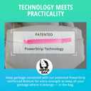 Hippo Sak - Plant Based Tall Kitchen Garbage Bags with Ergonomic Handles - 13 Gallon Trash Bags - Recyclable & Eco Friendly - Super Strong and Leak Proof Tall Kitchen Trash Bags (90 Count)