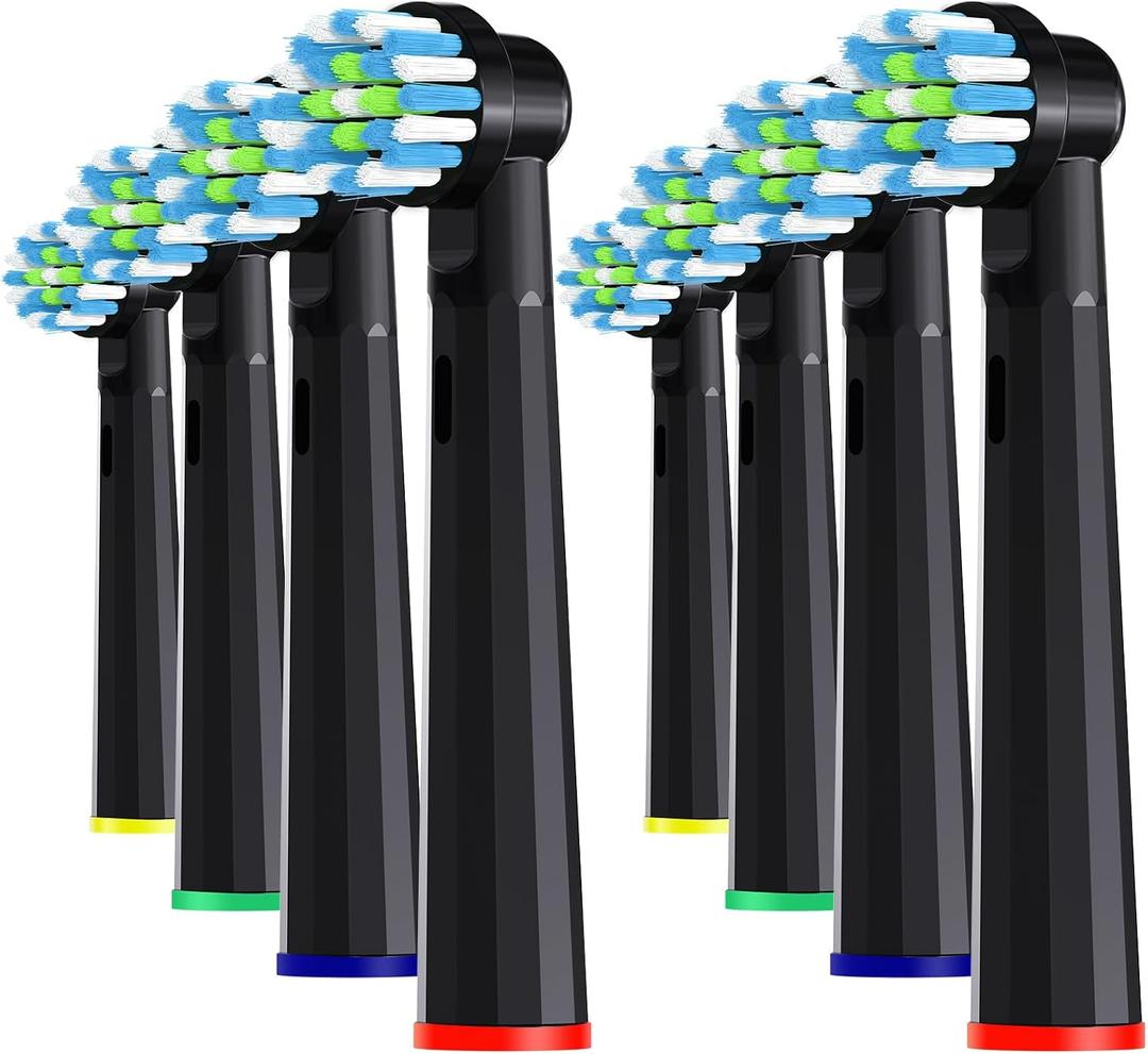 Replacement Heads Compatible with Oral B Replacement Heads, Toothbrush Heads Compatible with Oral B Pro 500 1000, Smart 2000, Genius X Electric Toothbrush Handles