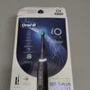 Oral-B iO Series 5 Rechargeable Electric Toothbrush with Visible Pressure Sensor to Protect Gums, 2 Minute Timer, 5 Cleaning Settings, 1 Replacement Toothbrush Heads, and Travel Case, Black