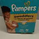 Pampers Swaddlers Diapers, Size 0 (up to 10 lbs), 140 Count, Absorbent, Keeps Baby Dry and Comfortable, Skin Safe Disposable Baby Diaper