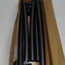 Black Curved Shower Curtain Rod Round Shower Rod Adjustable 33-78 In Stainless Steel Rustproof Bowed Shower Curtain Rods for Bathroom Bathtub Stall Rounded Curved Shower Rod Bar Need to Drill