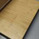 Floor Table Tray with Folding Legs Adjustable Low Coffee Table for Sitting on Floor Bamboo, Fully Assembled,33.5x17.7in