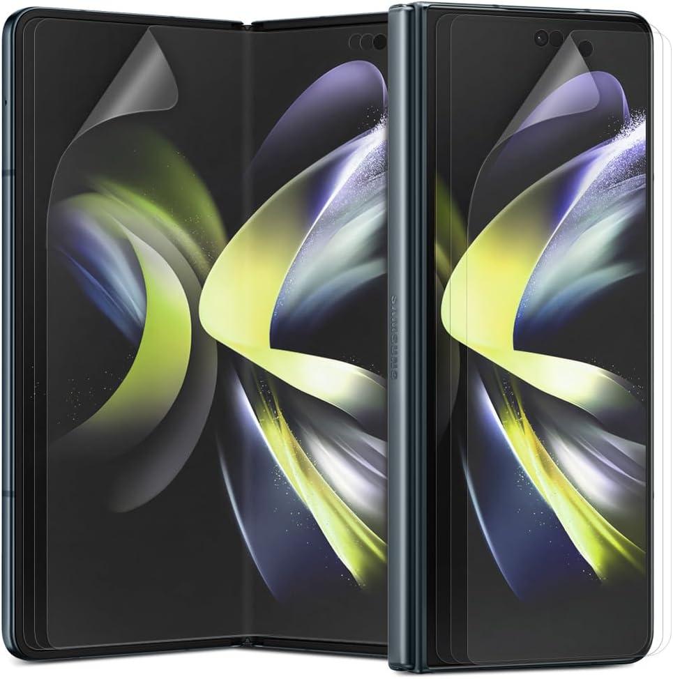 [3+3 Pack for Samsung Galaxy Z Fold 5 5G, EPU+TPU Anti-Glare Matte Screen Protector, Inside + 3 Pack Front, Anti-Fingerprint, Bubble Free Easy Installation with Alignment Applicator