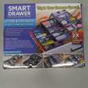 Ontel Smart Drawer Organizer, Multi-Level Jewelry and Cosmetics Storage, Black, 2.65 in