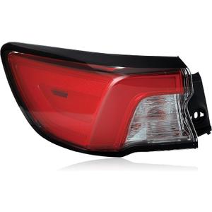 LED Tail Lights Assembly Outer Tail Light Rear Lamp Compatible with 2020 2021 2022 Ford Escape Kuga Taillight Rear Brake Lamp Signal Left Driver Side LJ6B13405AH, LJ6Z-13405-C,FO2804128