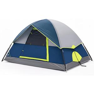 OLIXIS Camping Tent Outdoor 2 Person, Quick Instant Tents Setup for Camping, Waterproof Windproof Dome Tent with Rainfly and Multi-Directional Ventilation Backpacking, Hiking