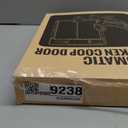 Automatic Chicken Coop Door Solar Powered with XL Large Size 10.8″x 14.2″ Red Auto Chicken Door Design with USB-C Charging & 3 Modes, Anti-Pinch & Aluminum Alloy Weather Proof