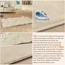 Baby Play Mat for Floor,Tummy Time Area Rug 59x59 Playpen Muscle Mat Beige