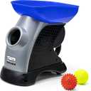 Franklin Pet Supply Co. Ready Set Fetch Automatic Tennis Ball Launcher Dog Toy - Electronic Thrower for Fetch + Playtime - Launches up to 40 Feet - Official Size (Blue/Black)
