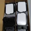 reliahom 10 Pack Broom Holder Wall Mount Mop Grippers No Drilling Self Adhesive Anti-Slip Mop Handle Hanger Dustpan and Broom Organizer Garage Storage Racks-Black