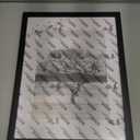 Egofine 12x16 Picture Frame Black, Covered by Plexiglass Made of Solid Wood, Display Pictures 9x12 and 11x14 with Mat or 12x16 Without Mat, for Wall Mounting Photo Frame