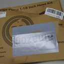 1100 GPH Automatic Boat Bilge Water Pump 12V, 1-1/8 Inch Dia Bilge Pump Plumbing Kit with 6FT Hose, 2 Clamps, Thru-Hull Fitting, Ideal for Fishing Boats, Cruisers, Runabouts, Yachts