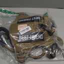 Heavy Duty Tactical Dog Harness for Large Dogs, No Pull Adjustable Pet Harness Reflective Service Training Easy Control Pet Vest Military K9 Working Dog Harnesses-X- Large, Brown