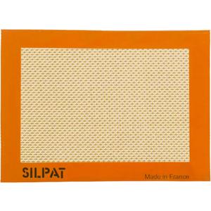 Silpat Premium Non-Stick Silicone Baking Mat, Toaster Oven Size, 7-7/8 x 10-7/8, Tan