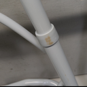 Drive Medical 11148-1 Folding Steel Bedside Commode Chair, Portable Toilet, Supports Individuals Weighing Up To 350 Lbs, with 7.5 Qt. and 13.5 Inch Seat, Grey