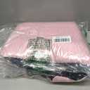 Dog Bed Crate Mat, Soft Durable Washable Anti-Slip Kennel Pad for Dogs & Cats, Reversible (Pink, L(35"*23"*1.5"))