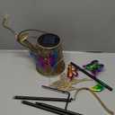 Solar Watering Can with Lights Outdoor Garden,Waterproof Garden Stake Lights Decoration for Yard Lawn Patio Pathway Front Porch Landscape Gardening Gifts for Mom Grandma Women Birthday Gift (Butterfly-Blue-Purple)