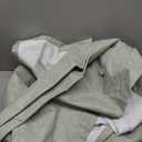 MIULEE Spring Linen Shower Curtain with 12 Metal Hooks Modern Heavy Duty Washable Fabric Shower Curtain Set Waterproof Thick Cloth Shower Curtains for Bathroom Hotel Bathtub, W72*L82, Light Sage Green