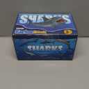 13 Pack Shark Toys Set with Booklet and Gift Box, Realistic Plastic Shark Figurines, Sea Creature Toy for Kid, Shark Party Decoration, Cake Topper, Educational Ocean Animals for Toddlers, Boys Girls