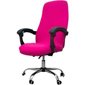 Melaluxe Office Chair Cover - Universal Stretch Desk Chair Cover, Computer Chair Slipcovers (Size: L) - Rose (Large)