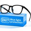Gaoye Blue Light Blocking Glasses  Fashion Square Eyeglasses, Anti UV Ray Computer Gaming Glasses Blue Blockers for Women/Men
