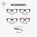 LOOK OPTIC Cosmo Reader-Lightweight Full Magnification Reading Glasses with Scratch-Resistant Anti-Reflective Lenses