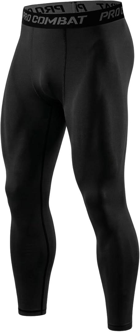 HYCOPROT Men's Compression Pants Athletic Tight,Leggings Base Layer Bottoms for Running Workout Sports Yoga Basketball (XXL)