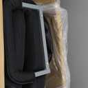 Swivel Floor Gaming Chair w/Armrests, Folding Video Reclining Sofa w/6 Adjustable Positions, Padded Backrest & Cushion, Lazy Lounger Couch for E-Sports, Reading, Relaxing, Watching TV, Black