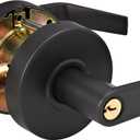 Master Lock SLCHSR10B Heavy Duty Lever Style, Grade 2 Commercial Storeroom Door Lock with Bump Stop, Oil Rubbed Bronze Finish, Black