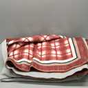 GarveeHome Christmas Washable Runner Rug 2x6, Holiday Decor Runners for Kitchen Soft Low Pile Christmas Tree and Deer Rug Non Slip Long Carpet for Living Room Laundry Hallway, Red