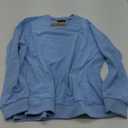 TICTICMIMI Women's Casual Long Sleeve Sweatshirt Tops Mock Turtleneck Lightweight Tunic Fall Pullover with Pocket
 XL Blue