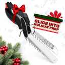 Cutting Board Scissors for Food  6-in-1 Kitchen Food Scissors with Ribbed Blade, Automatic Spring & Safety Lock, Dishwasher Safe  Kitchen Shears for Easy Slicing of Meat, Fish, Veggies Fruits, Bread