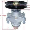 2 Pack 918-04129 Spindle Assembly with 756-04129B Idler Pulley Replaces Cub Cadet 618-04129B, 618-04129, 918-04129B, 918-04129A, 618-04129A for Cub Cadet LT1050 LT1024 SLT1554 50" 54" Deck